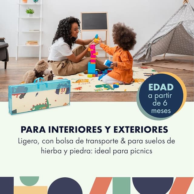 Thumbnail 6 de Babify Alfombra de Juegos Dino, tapete XPE impermeable