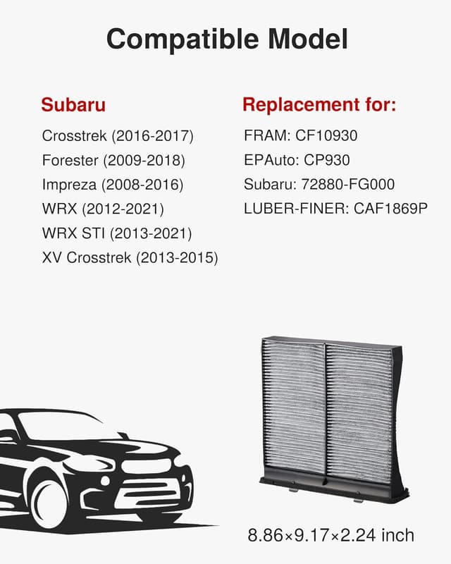 Detalle 2 de Puroma Cabin Air Filter 10 min