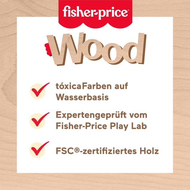 Detalle de Fisher-Price Homeoffice-Set Holz ab 3 Jahren