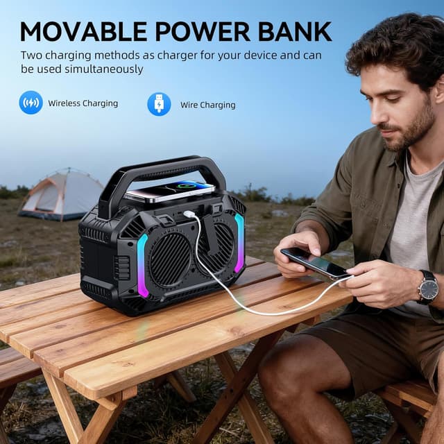 Thumbnail 4 de Wilody 100W Bluetooth Outdoor Speaker with Bass