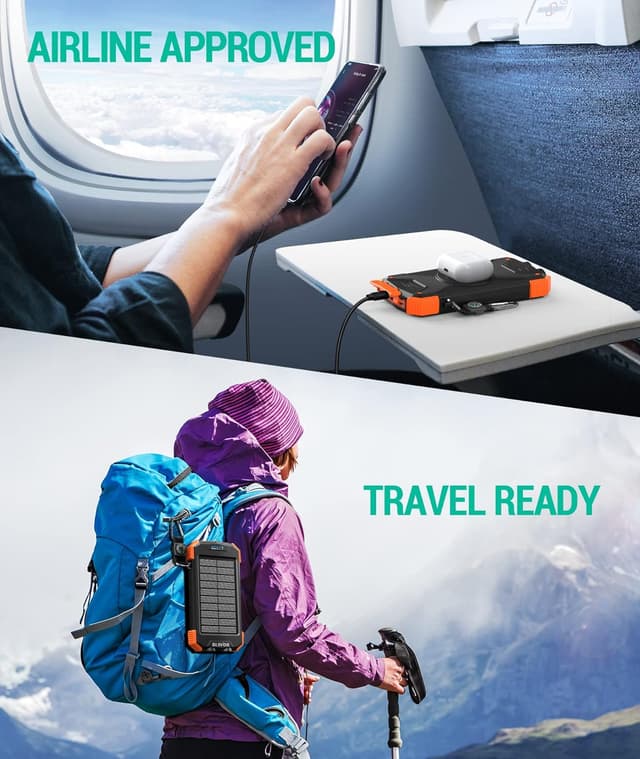 Thumbnail 6 de BLAVOR Solar Power Bank 10,000mAh with PD 20W