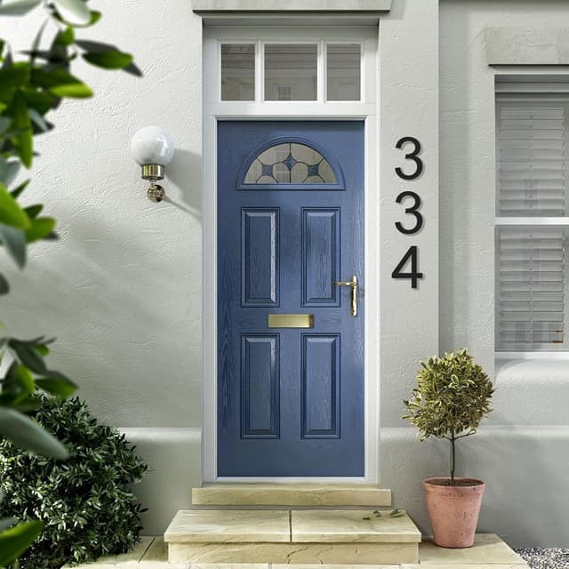 Detalle 2 de Numero civico nero 20 cm Yafimea