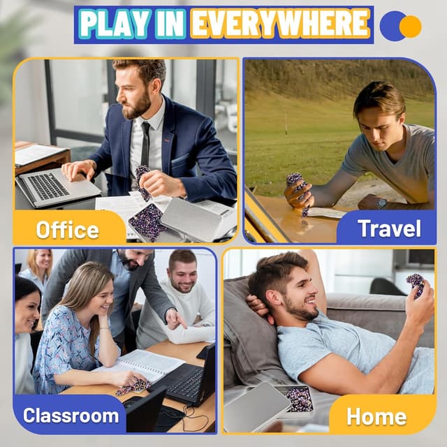 Thumbnail 4 de Chilvil 500pc Magnetic Fidget Toy 🧲