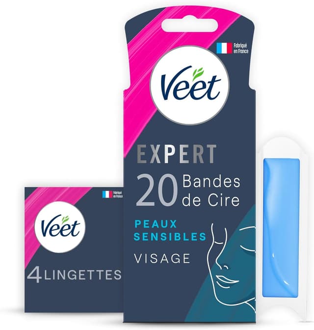 Detalle de Veet EXPERT 20 bandes cire visage 🪒