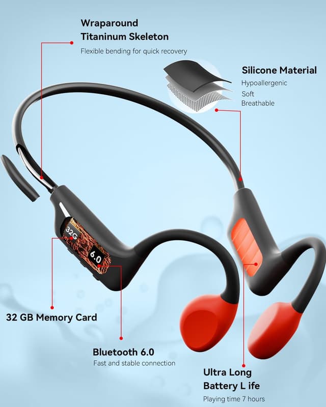 Thumbnail 5 de Knochenschall-Kopfhörer zum Schwimmen 32 GB