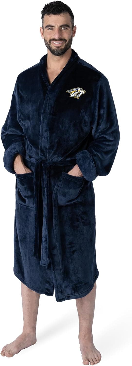 Detalle 2 de Northwest NHL Silk Touch Bath Robe (Large/X-Large)