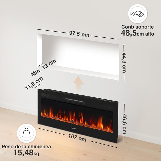 Thumbnail 5 de KAMINIO Marlon chimenea 42"