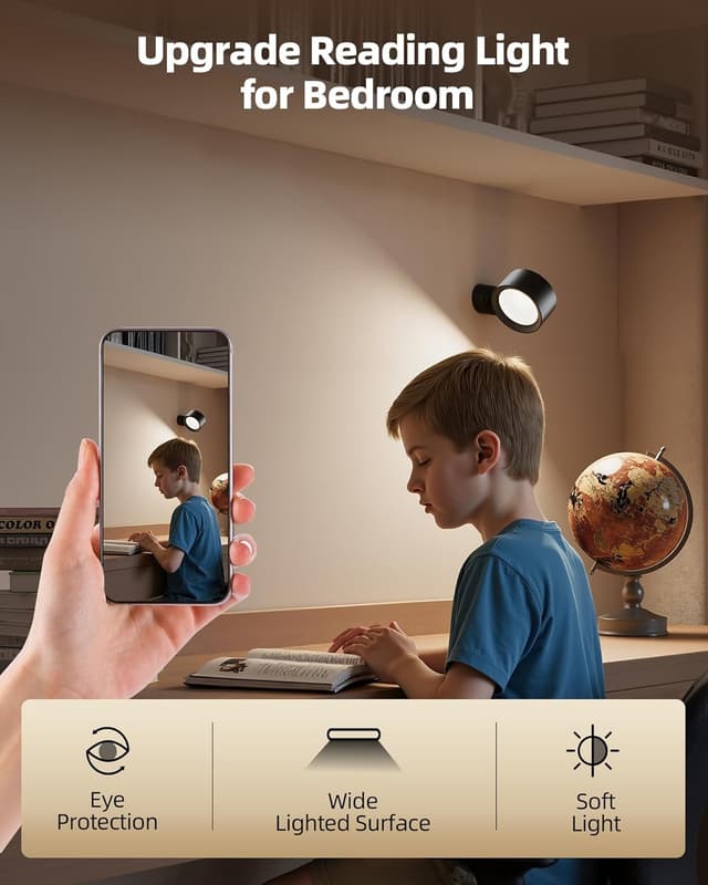 Thumbnail 3 de EZVALO LED Wall Lights 2000mAh Rechargeable