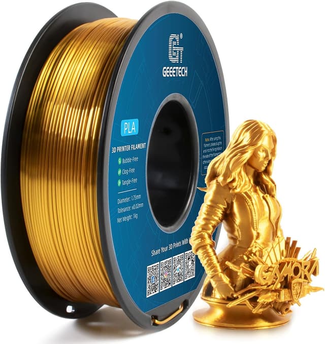 Imagen de GEEETECH PLA Filament 1kg Silk Gold en OfertitasTOP