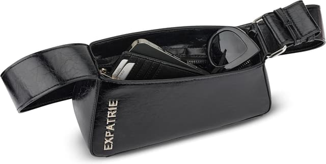 Detalle de Expatrié Georgia Damen-Handtasche – asymmetrische Schultertasche aus Kunstleder für Tag & Nacht