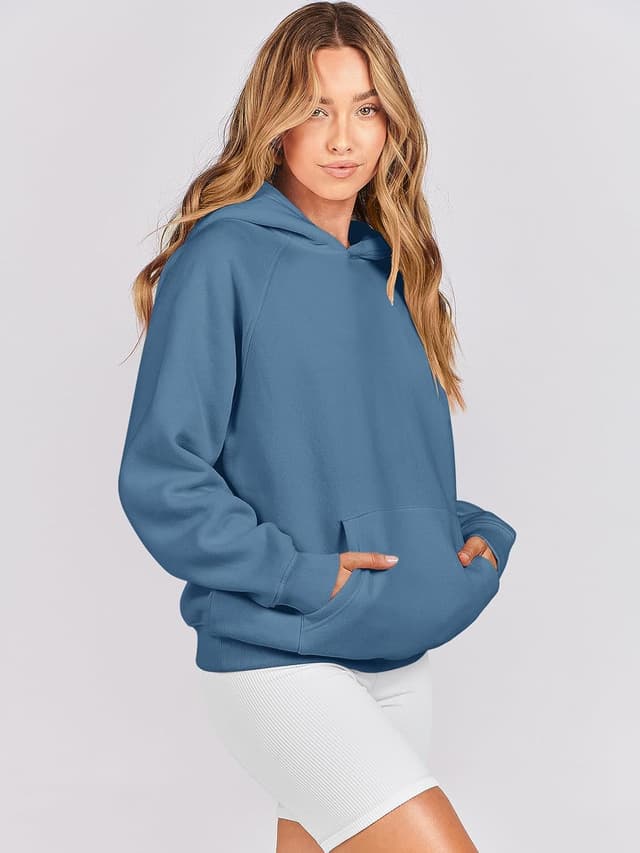Detalle 2 de ANRABESS Women Hoodies Oversized Fleece 2025 🍂