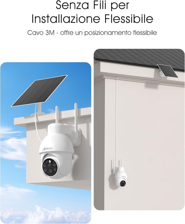 Thumbnail 3 de ANRAN Q03-Max Telecamera Wi‑Fi 5MP per esterni