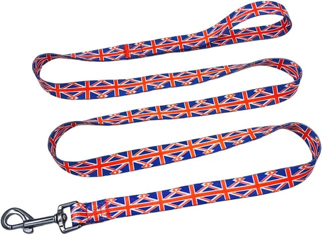 Thumbnail 6 de Olahibi Union Flag Dog Collar and Leash XS
