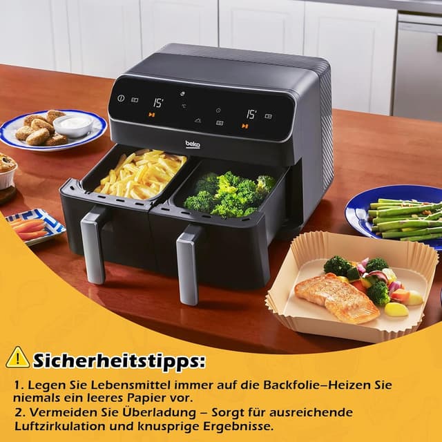 Thumbnail 6 de 120er-Pack Airfryer Backpapier 230 °C