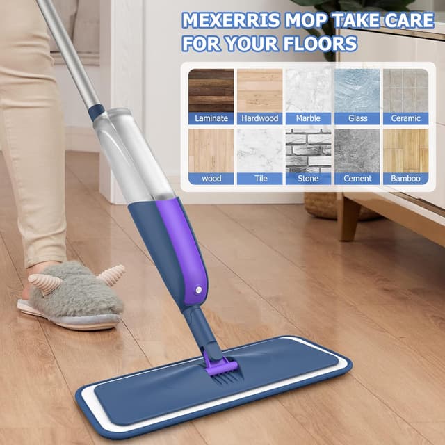 Thumbnail 5 de MEXERRIS Microfibre Floor Mop 4 pads 🧹