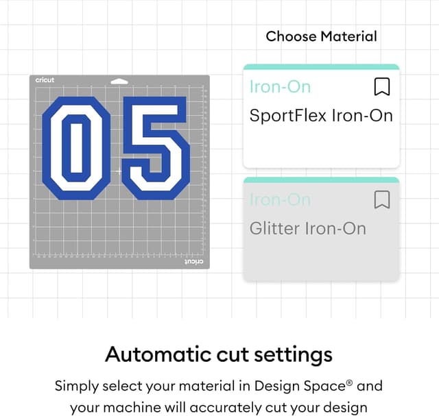 Thumbnail 4 de Cricut SportFlex Iron-On Black 5 ft 🎨