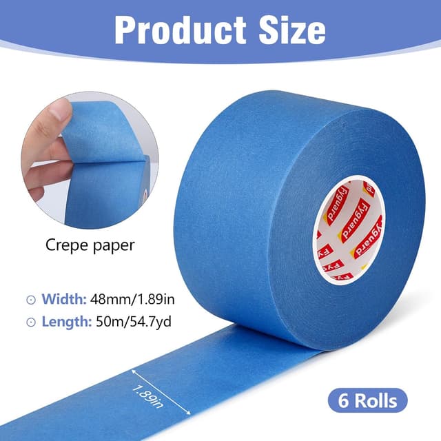 Thumbnail 1 de Fyguard 6 Rolls Painters Tape 48mm x 50m
