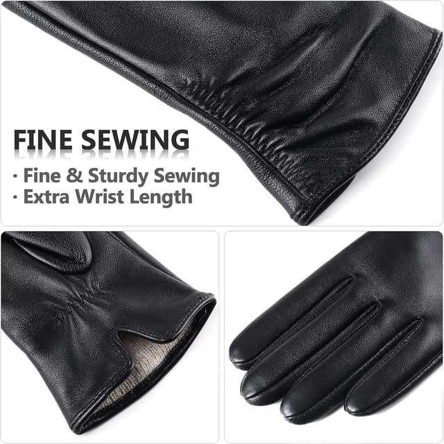 Thumbnail 3 de Dsane Leather Touchscreen Gloves 6.5-8.5