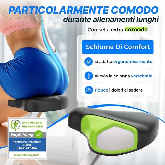 Thumbnail 1 de Ultrasport F-Bike cyclette 130 kg