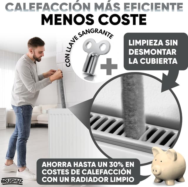 Thumbnail 1 de BRUSHYZ Cepillo para radiadores 115 cm