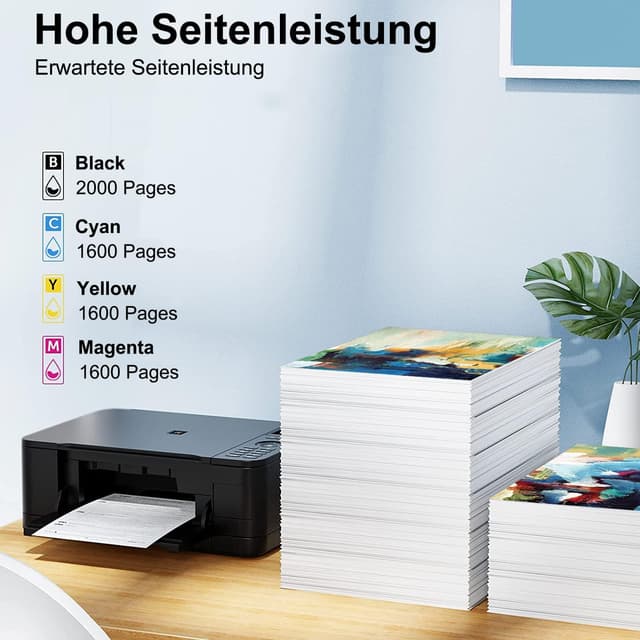 Detalle de 953XL Multipack kompatible Druckerpatronen 4 Pack