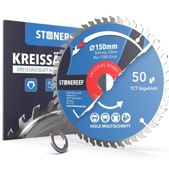 Detalle 1 de Sägeblatt 130x16 Kreissägeblatt für Holz