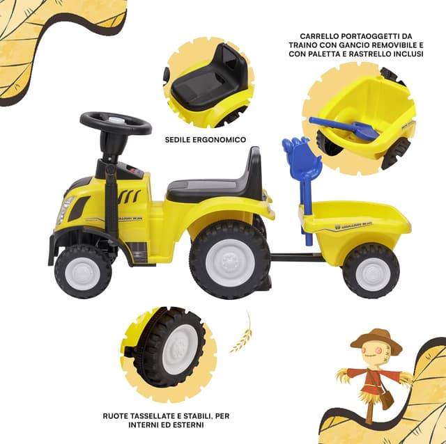 Thumbnail 3 de Baroni Toys Trattore Ride-On 29 cm 🚜