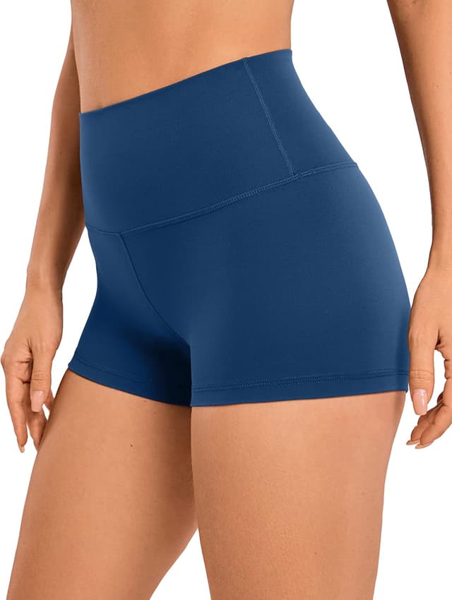 Detalle 2 de CRZ YOGA pantaloncini yoga donna Butterluxe (vita alta) per allenamento, running e lounge