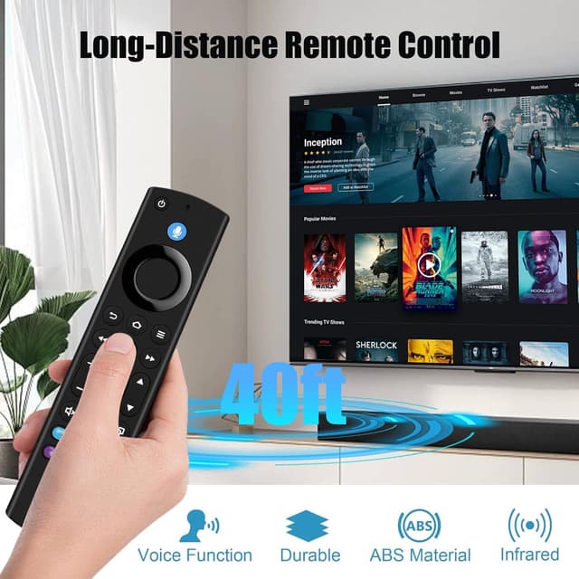 Detalle de Ersatz Sprachfernbedienung mit Bluetooth, 4 Tasten