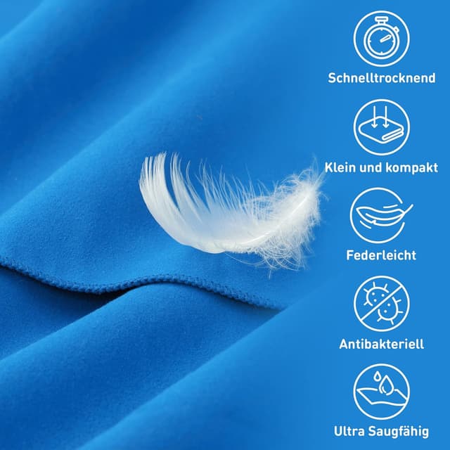 Detalle 1 de Fit-Flip Fitness Handtuch 130 x 48 cm