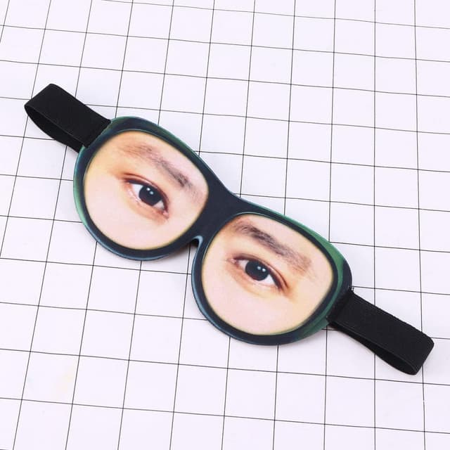 Detalle de Milisten Funny Eyeshade Eye Mask – breathable sleep mask for travel, naps and deep sleep
