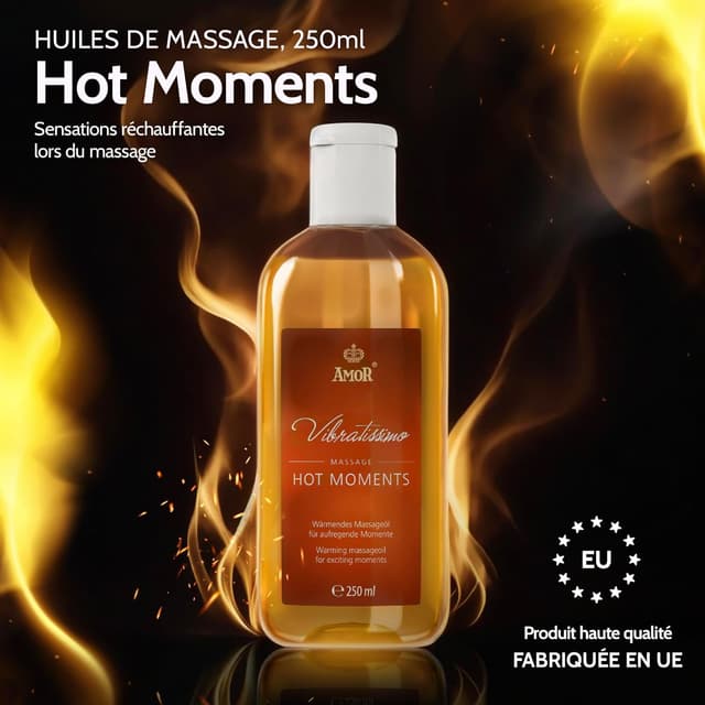 Thumbnail 1 de Vibratissimo Hot Moments 250 ml, huile de massage