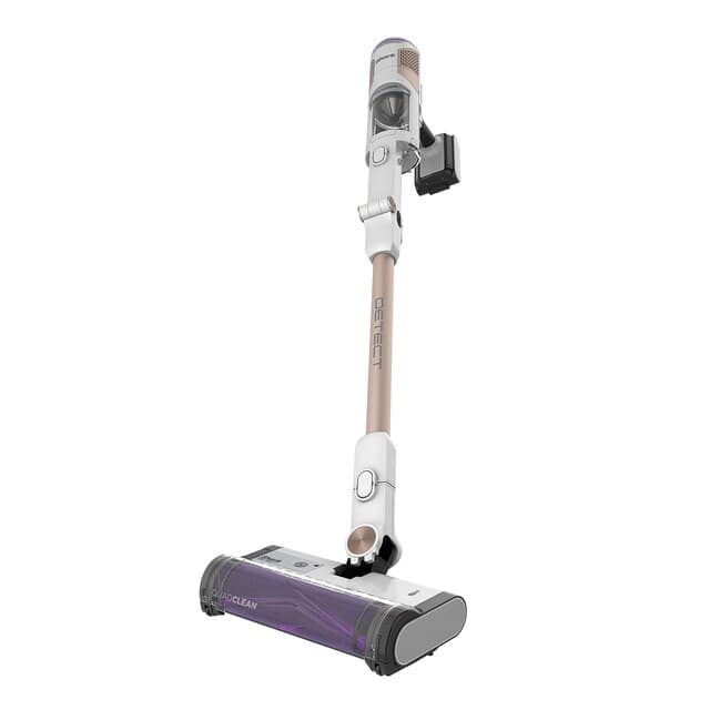 Detalle de Shark Detect: aspirador de escoba con sistema vaciado