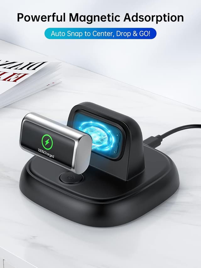 Detalle 2 de LVFAN Charger Stand for Fitbit Charge 6 Fast Charging Dock