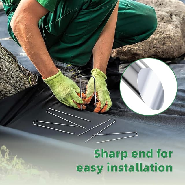 Thumbnail 4 de Clavijas de membrana para tiendas y césped 🌱 150 mm