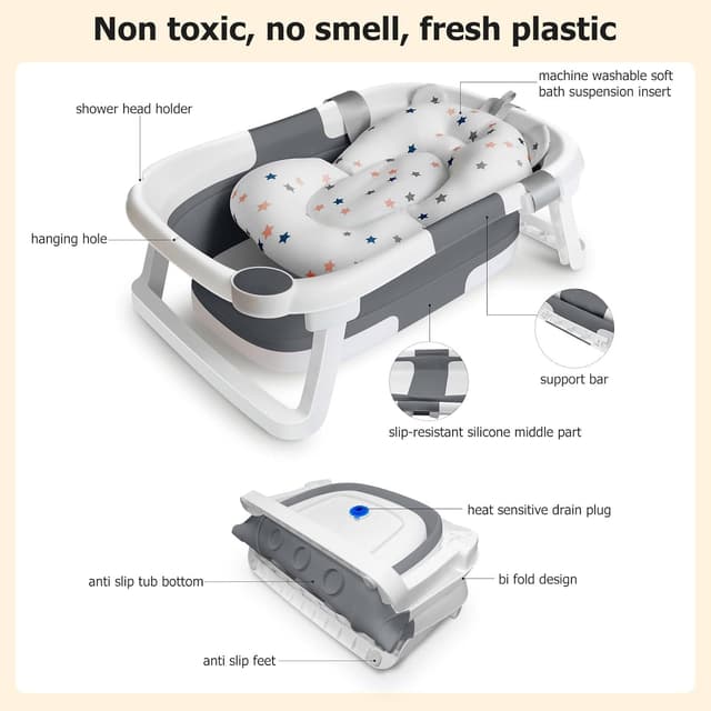 Thumbnail 4 de Foldable Baby Bath Tub 0–12 Months