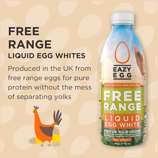 Detalle 2 de Eazy Egg Free Range Egg Whites Liquid 12 x 1L