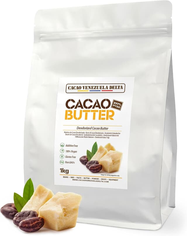 Imagen de Manteca de Cacao 100% Bolsa 1kg en OfertitasTOP