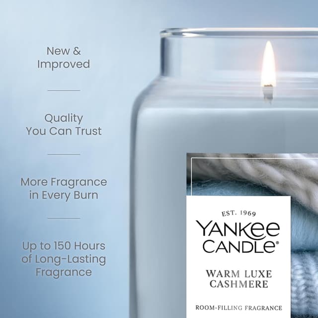 Thumbnail 2 de Yankee Candle Warm Luxe Cashmere 22 oz 🕯