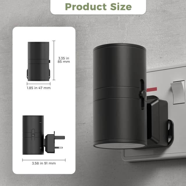 Thumbnail 6 de LOHAS-LED Amber Night Light (2 Pack) – Dimmable, Light Sensor, Warm 2000K Amber Glow