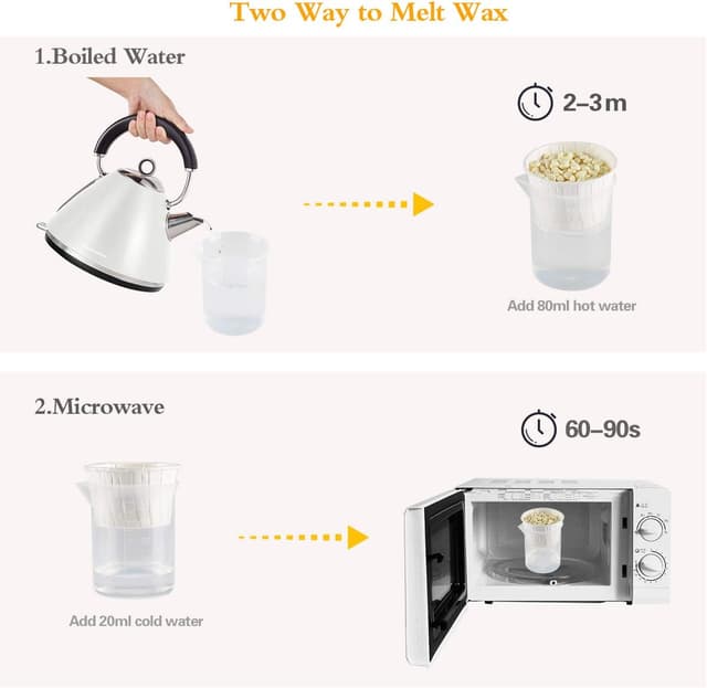 Detalle 2 de Nose Wax 100g nose hair removal kit — 30 applicators