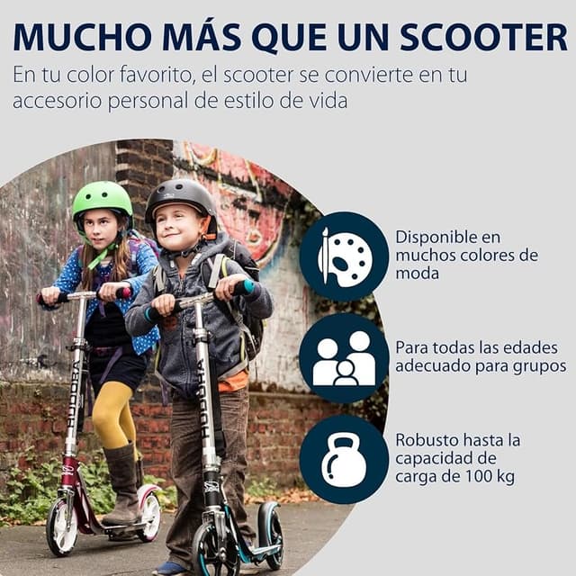 Thumbnail 5 de HUDORA BigWheel 205 patinete 100 kg 4kg ajustable