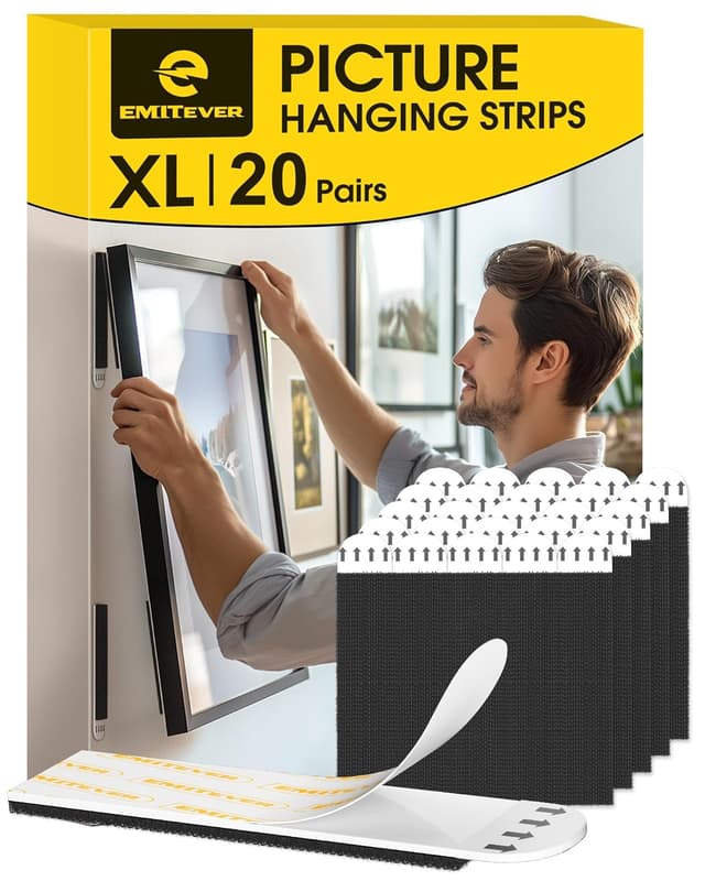 Imagen de EMITEVER Picture Hanging Strips XL 20 Pairs 7.2 KG en OfertitasTOP