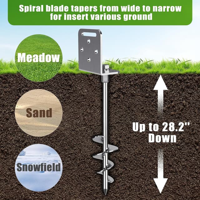 Thumbnail 6 de BeneLabel Erdanker 80 cm Bodenanker