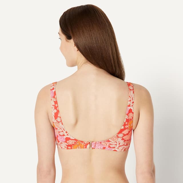 Detalle de Amazon Essentials Women’s Squareneck Swim Bikini Top