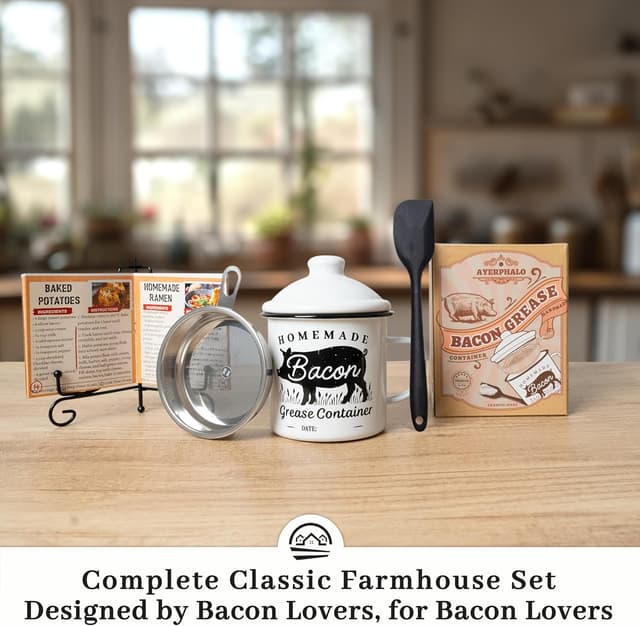 Thumbnail 6 de Ayerphalo Bacon Grease Container 24oz 🥓