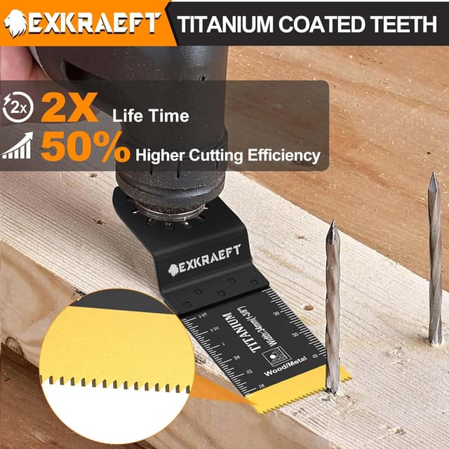 Thumbnail 2 de EXKRAEFT 50 PCS multi tool blades for oscillating tools 🛠