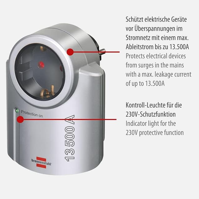 Imagen de Primera-Line Adaptador antitensión 13.500A ⚡ en OfertitasTOP