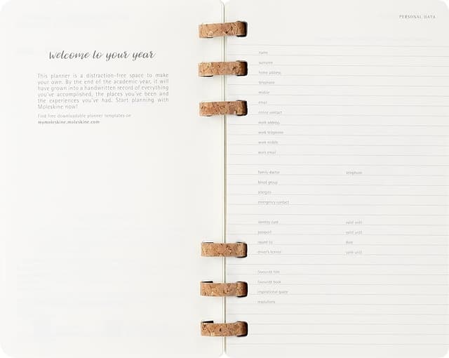 Thumbnail 5 de Moleskine Student Life Planner 2025-26 — Agenda semanal 12 meses 15 x 21 cm