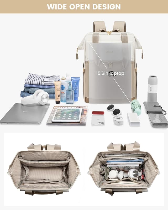 Detalle de LOVEVOOK 15.6 inch Backpack for Women